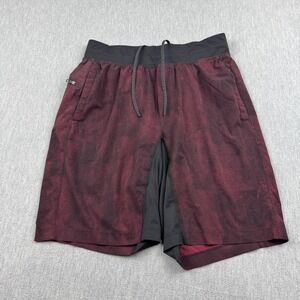 Lululemon Shorts Mens Medium Red T.H.E. Linerless 10" Athletic Running Gym Train
